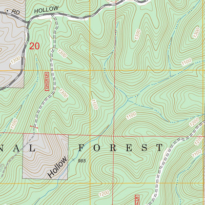 US Forest Service - Topo Day, MO FSTopo Legacy digital map