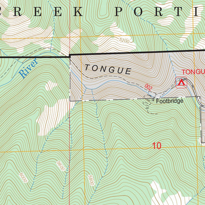 US Forest Service - Topo Dayton South, WY FSTopo Legacy digital map