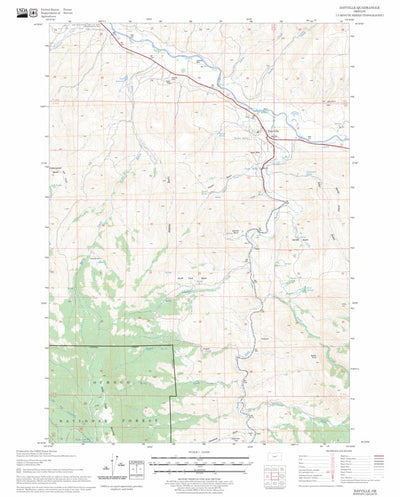 US Forest Service - Topo Dayville, OR FSTopo Legacy digital map