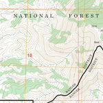 US Forest Service - Topo De Beque, CO FSTopo Legacy digital map