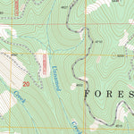 US Forest Service - Topo De Borgia South, MT - ID FSTopo Legacy digital map