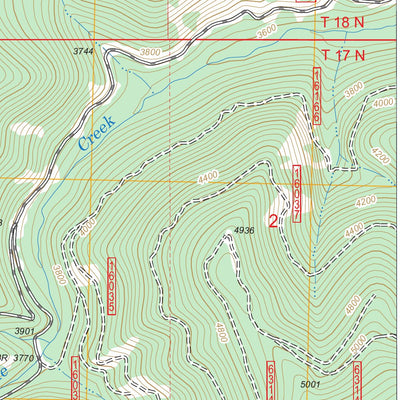 US Forest Service - Topo De Borgia South, MT - ID FSTopo Legacy digital map