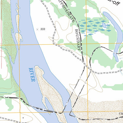 US Forest Service - Topo De Kalb NW, TX - OK FSTopo Legacy digital map