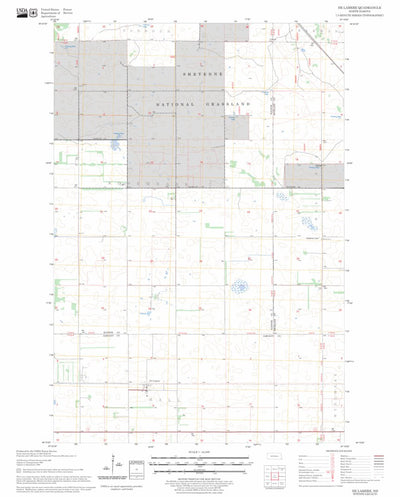 US Forest Service - Topo De Lamere, ND FSTopo Legacy digital map