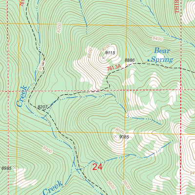 US Forest Service - Topo Dead Indian Meadows, WY FSTopo Legacy digital map