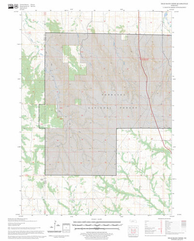 US Forest Service - Topo Dead Mans Creek, NE FSTopo Legacy digital map