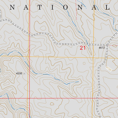 US Forest Service - Topo Dead Mans Creek, NE FSTopo Legacy digital map