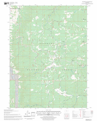US Forest Service - Topo Deadman, CO FSTopo Legacy digital map