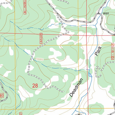 US Forest Service - Topo Deadman, CO FSTopo Legacy digital map