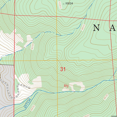 US Forest Service - Topo Deadman, CO FSTopo Legacy digital map