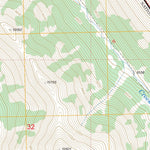 US Forest Service - Topo Deadman Lake, MT - ID FSTopo Legacy digital map