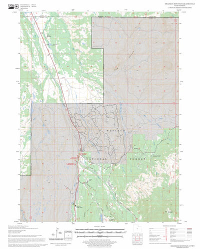 US Forest Service - Topo Deadman Mountain, UT - WY FSTopo Legacy digital map