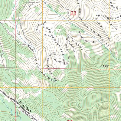 US Forest Service - Topo Deadman Mountain, UT - WY FSTopo Legacy digital map