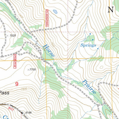 US Forest Service - Topo Deadman Pass, ID - MT FSTopo Legacy digital map