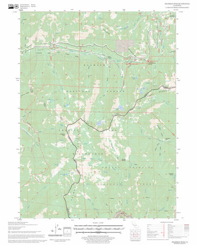 US Forest Service - Topo Deadman Peak, CA FSTopo Legacy digital map