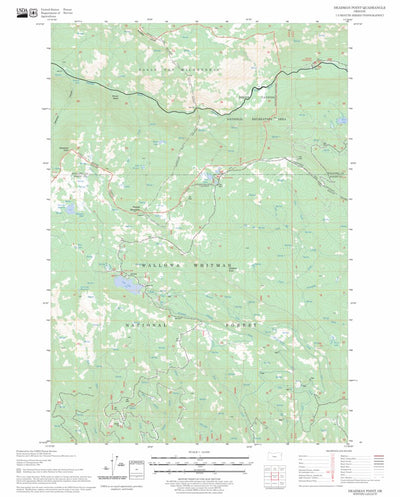 US Forest Service - Topo Deadman Point, OR FSTopo Legacy digital map