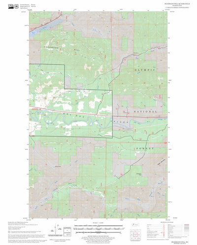 US Forest Service - Topo Deadmans Hill, WA FSTopo Legacy digital map