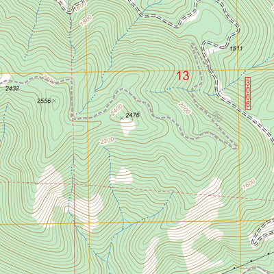US Forest Service - Topo Deadmans Hill, WA FSTopo Legacy digital map
