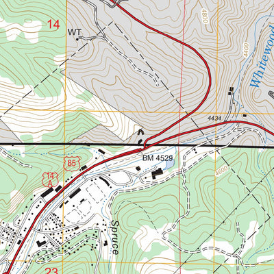 US Forest Service - Topo Deadwood North, SD FSTopo Legacy digital map