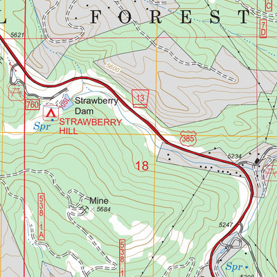 US Forest Service - Topo Deadwood South, SD FSTopo Legacy digital map