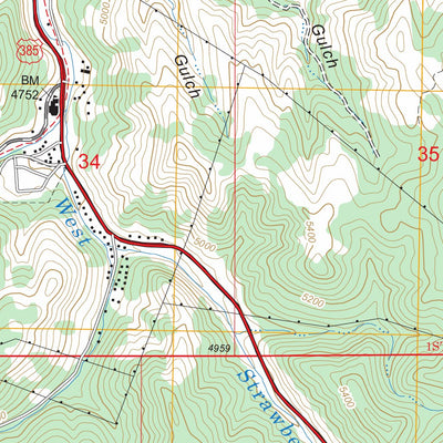 US Forest Service - Topo Deadwood South, SD FSTopo Legacy digital map