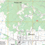 US Forest Service - Topo Deary, ID FSTopo Legacy digital map