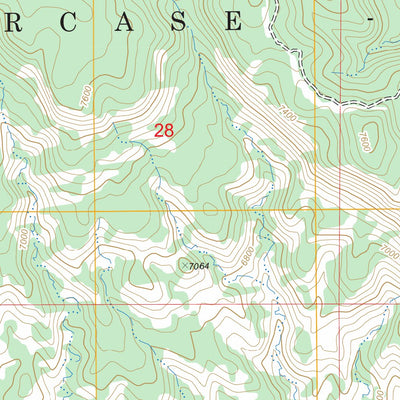 US Forest Service - Topo Death Ridge, UT FSTopo Legacy digital map