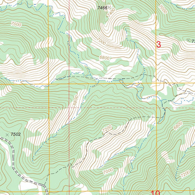 US Forest Service - Topo Death Ridge, UT FSTopo Legacy digital map