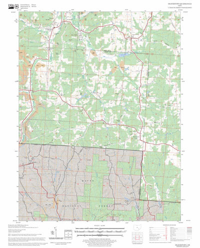 US Forest Service - Topo Deavertown, OH FSTopo Legacy digital map
