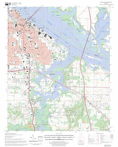 US Forest Service - Topo Decatur, AL FSTopo Legacy digital map