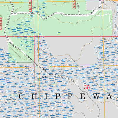 US Forest Service - Topo Decker Lake, MN FSTopo Legacy digital map
