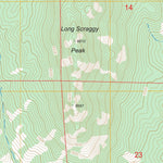 US Forest Service - Topo Deckers, CO FSTopo Legacy digital map