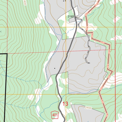 US Forest Service - Topo Dedrick, CA FSTopo Legacy digital map