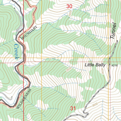 US Forest Service - Topo Dedrick, CA FSTopo Legacy digital map