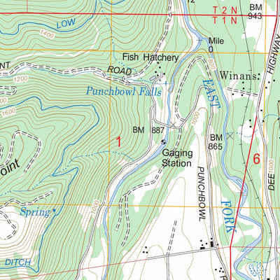 US Forest Service - Topo Dee, OR FSTopo Legacy digital map