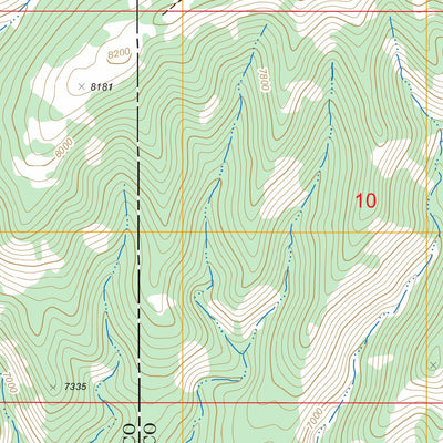 US Forest Service - Topo Deep Creek Canyon, UT FSTopo Legacy digital map