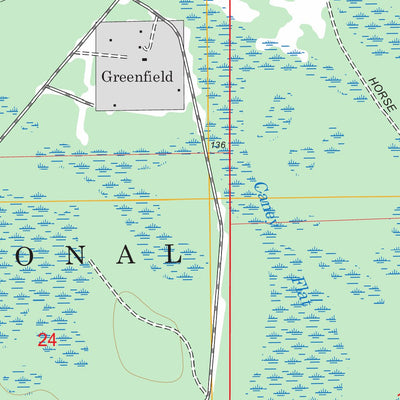 US Forest Service - Topo Deep Creek, FL FSTopo Legacy digital map