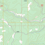 US Forest Service - Topo Deep Creek, OR FSTopo Legacy digital map