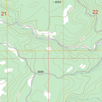 US Forest Service - Topo Deep Creek, OR FSTopo Legacy digital map