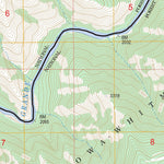 US Forest Service - Topo Deep Creek, OR FSTopo Legacy digital map