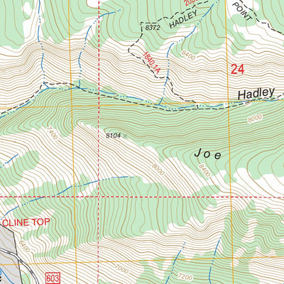 US Forest Service - Topo Deep Creek Point, CO FSTopo Legacy digital map