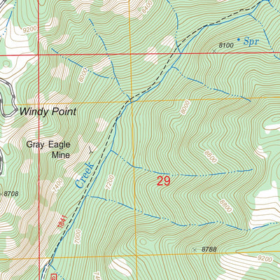 US Forest Service - Topo Deep Creek Point, CO FSTopo Legacy digital map