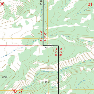 US Forest Service - Topo Deep Creek, UT FSTopo Legacy digital map