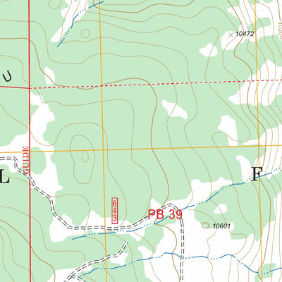 US Forest Service - Topo Deep Lake, CO FSTopo Legacy digital map