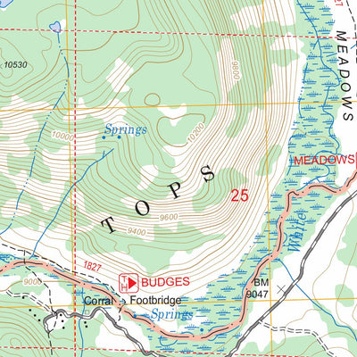 US Forest Service - Topo Deep Lake, CO FSTopo Legacy digital map
