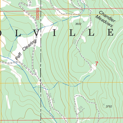 US Forest Service - Topo Deep Lake, WA FSTopo Legacy digital map