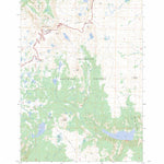 US Forest Service - Topo Deep Lake, WY - MT FSTopo Legacy digital map