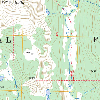 US Forest Service - Topo Deep Lake, WY - MT FSTopo Legacy digital map