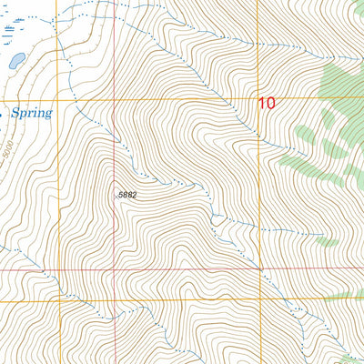 US Forest Service - Topo Deep Springs Lake, CA FSTopo Legacy digital map