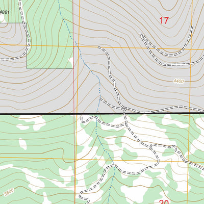 US Forest Service - Topo Deer Creek, MT FSTopo Legacy digital map